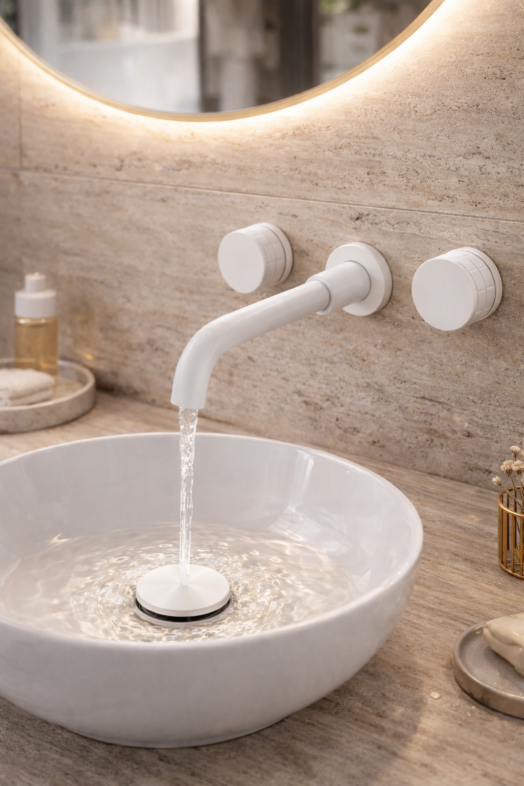 hudor-argolide-052-robinet-lavabo-mural-blanc-mat image 2