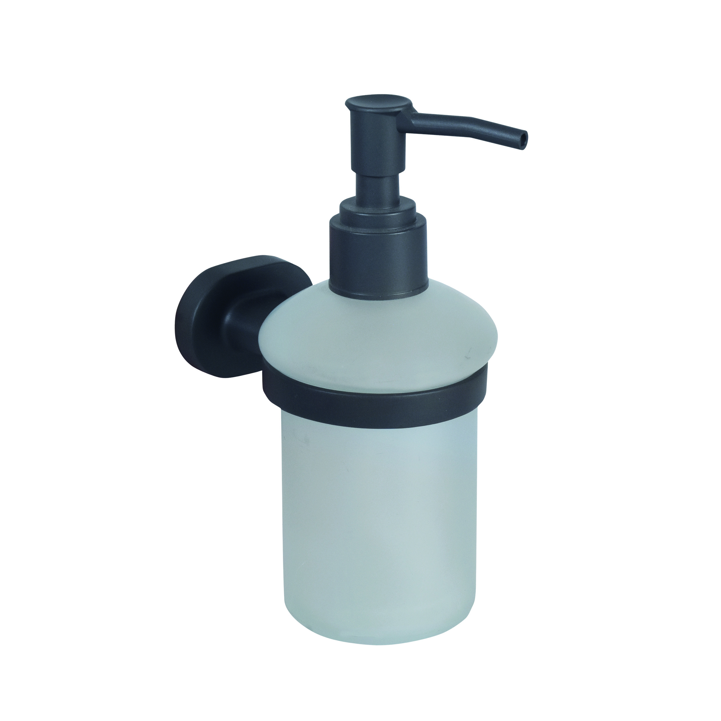 bisk-go-distributeur-savon-liquide-gris-poser image 1