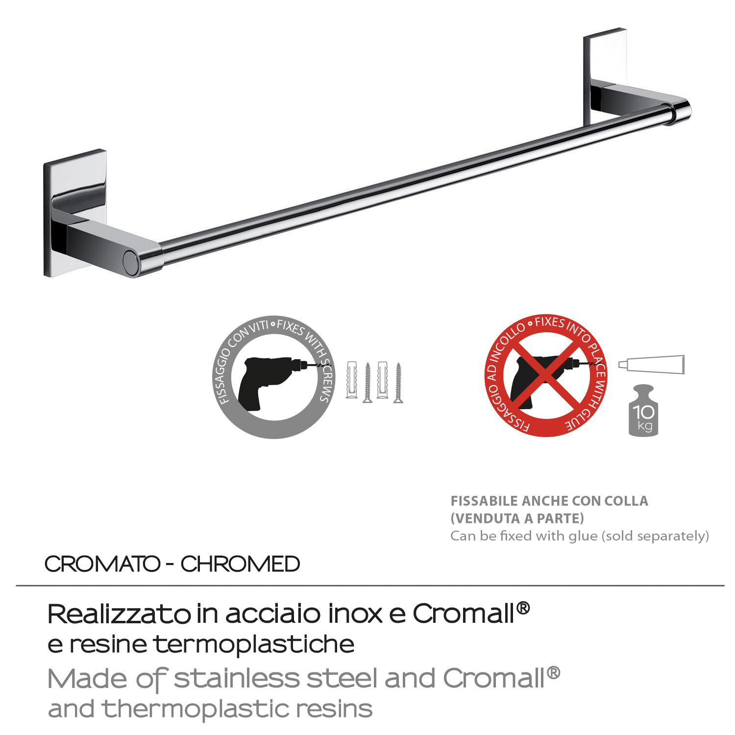 gedy-maine-barre-porte-serviette-murale-45-cm-chrome image 6