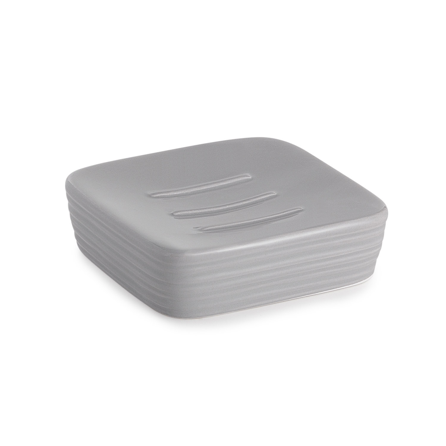 gedy-kelly-porte-savon-gris-poser image 1