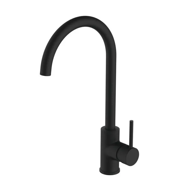 hudor-c-phise-kf811b-mitigeur-cuisine-noir-mat image 1
