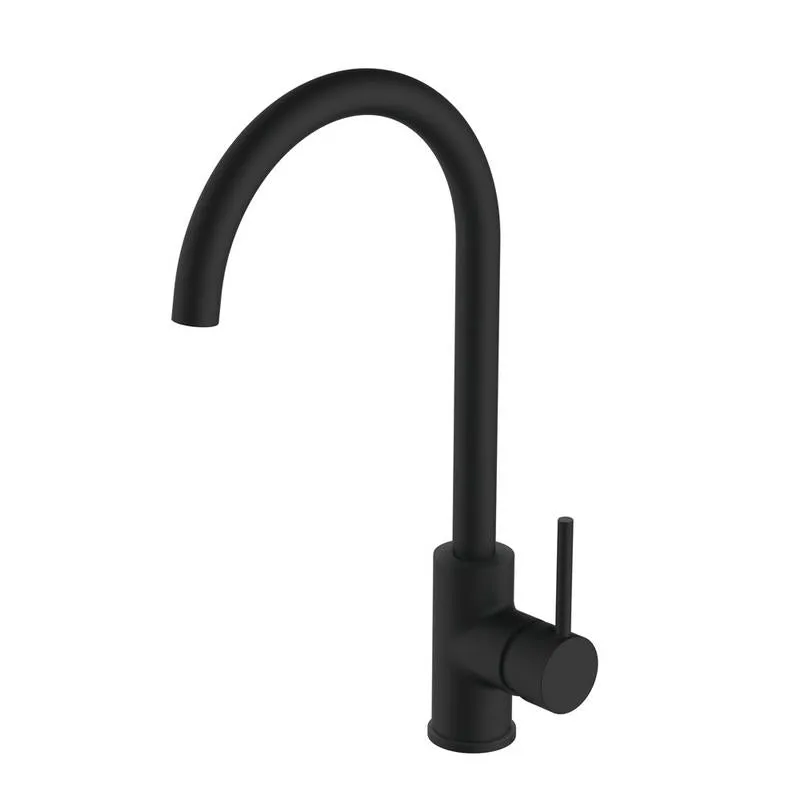 hudor-c-phise-kf811b-mitigeur-cuisine-noir-mat image 1