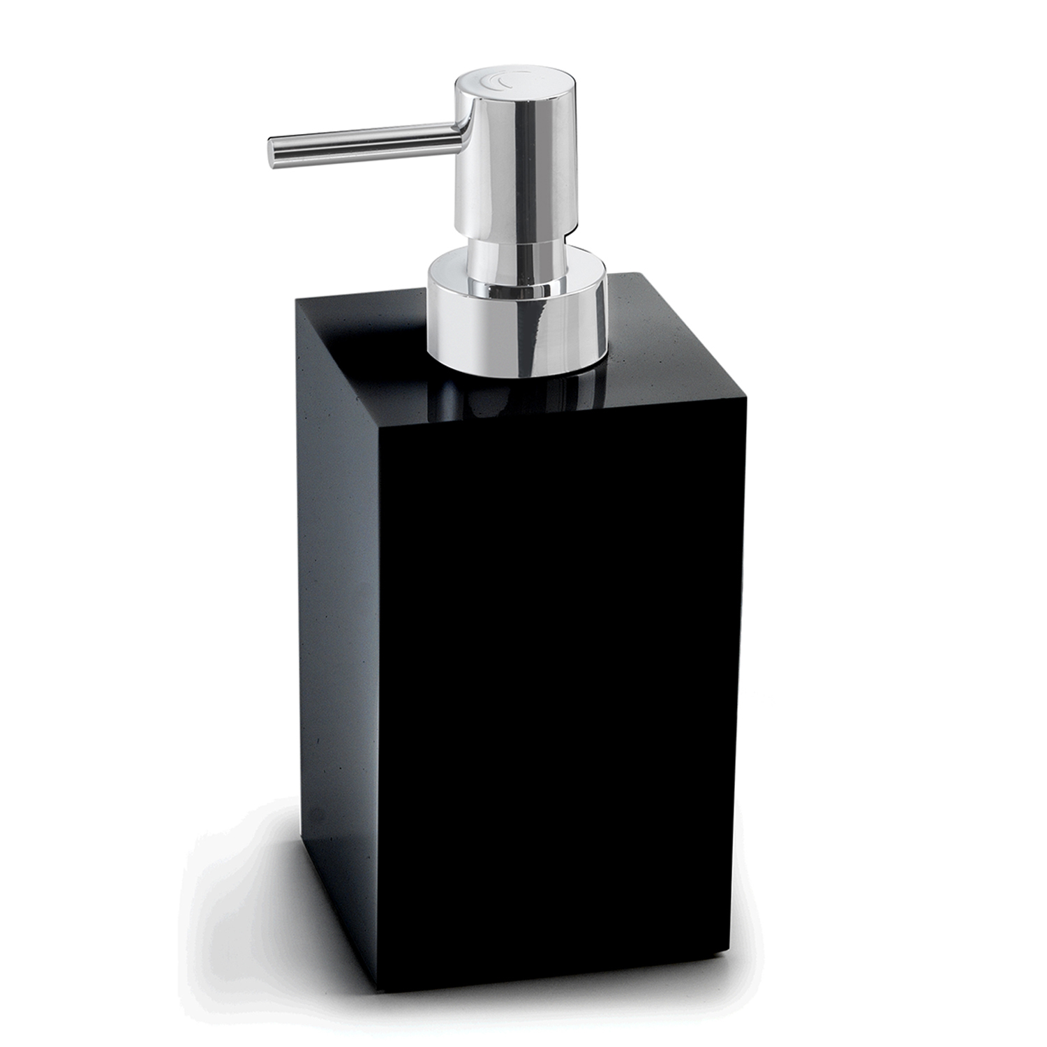 gedy-sofia-distributeur-de-savon-noir-mat-poser image 1