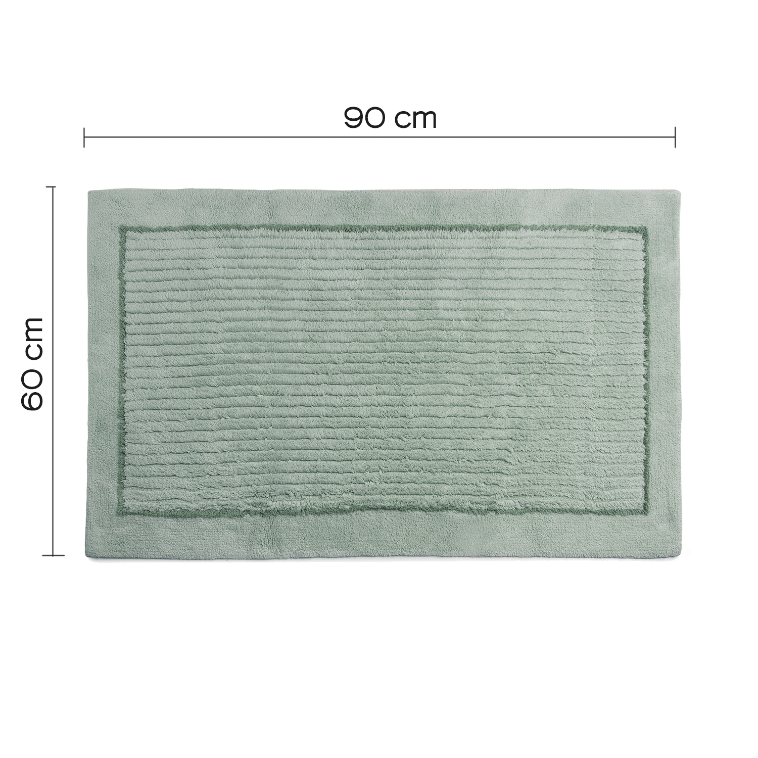 gedy-land-tapis-de-bain-90x60-vert image 2