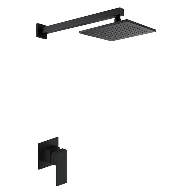 hudor-alph-e-sc23-douche-encastr-e-noir-mat image 1