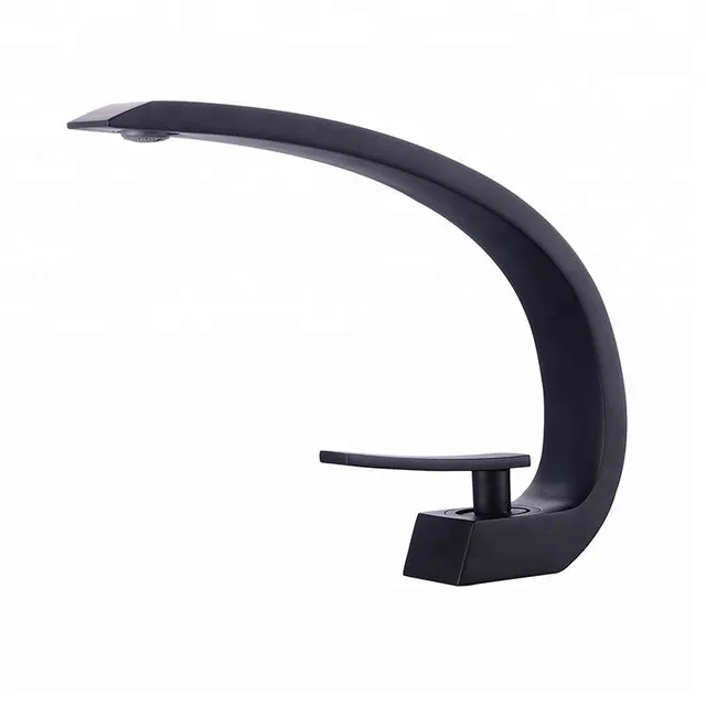 hudor-c-phise-bnf606b-robinet-lavabo-noir-mat-laiton image 1