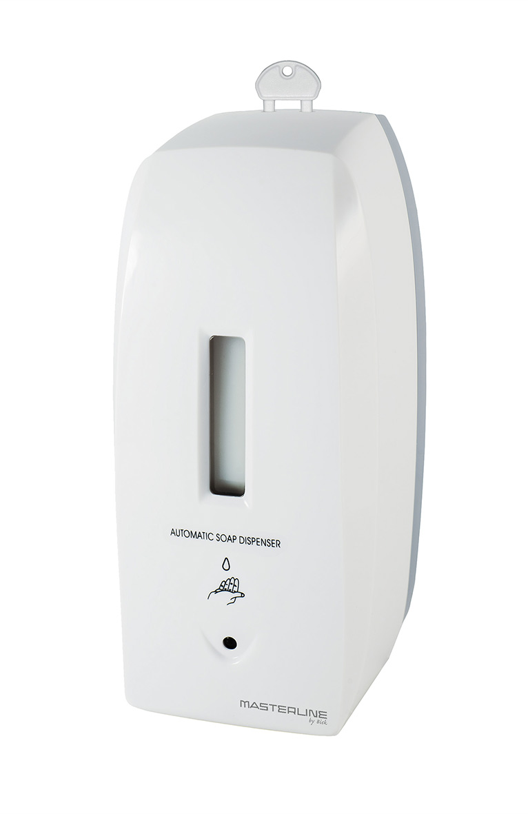 bisk-distributeur-de-savon-poser-inox-400-ml image 1