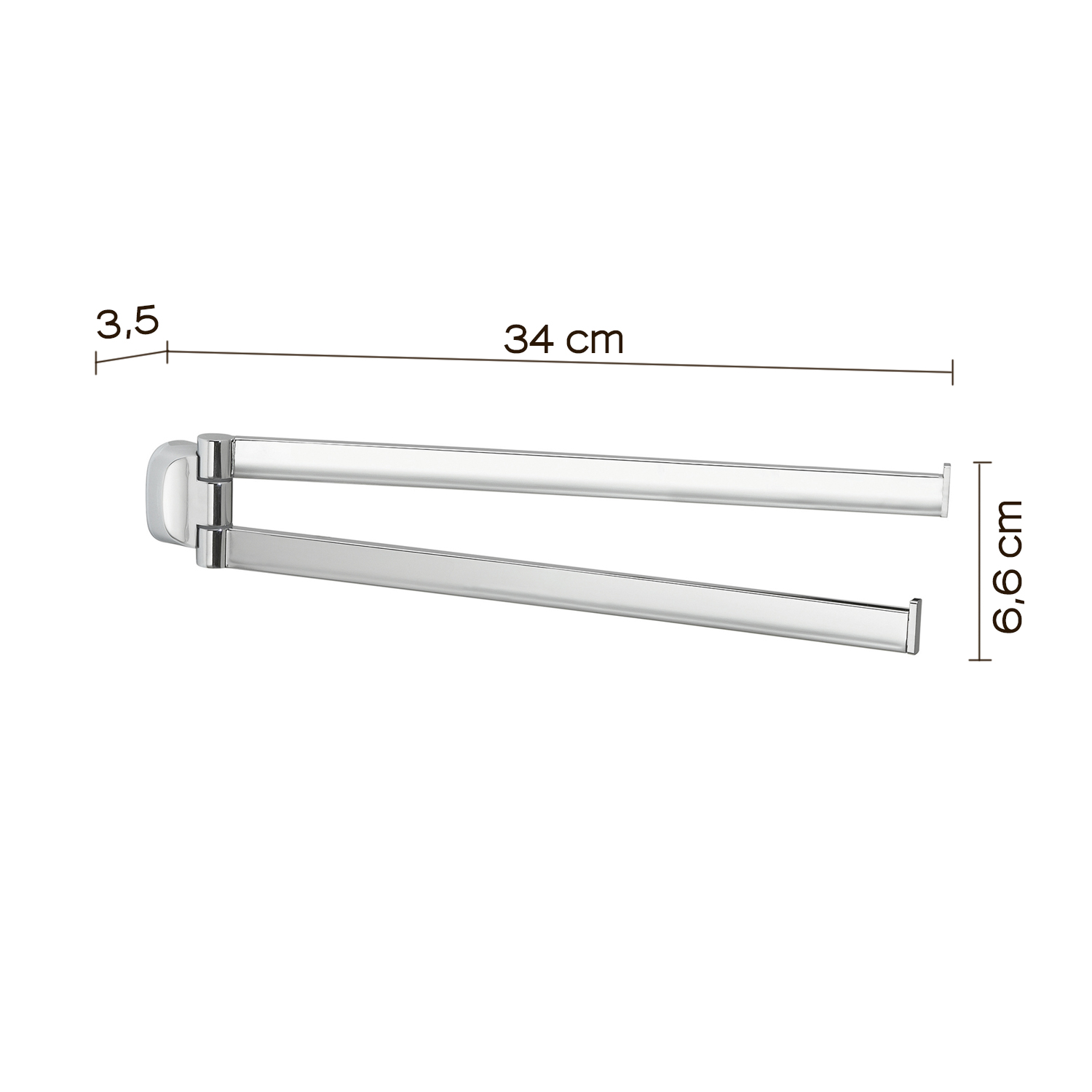 gedy-stelvio-porte-serviette-r-glable-chrome image 2