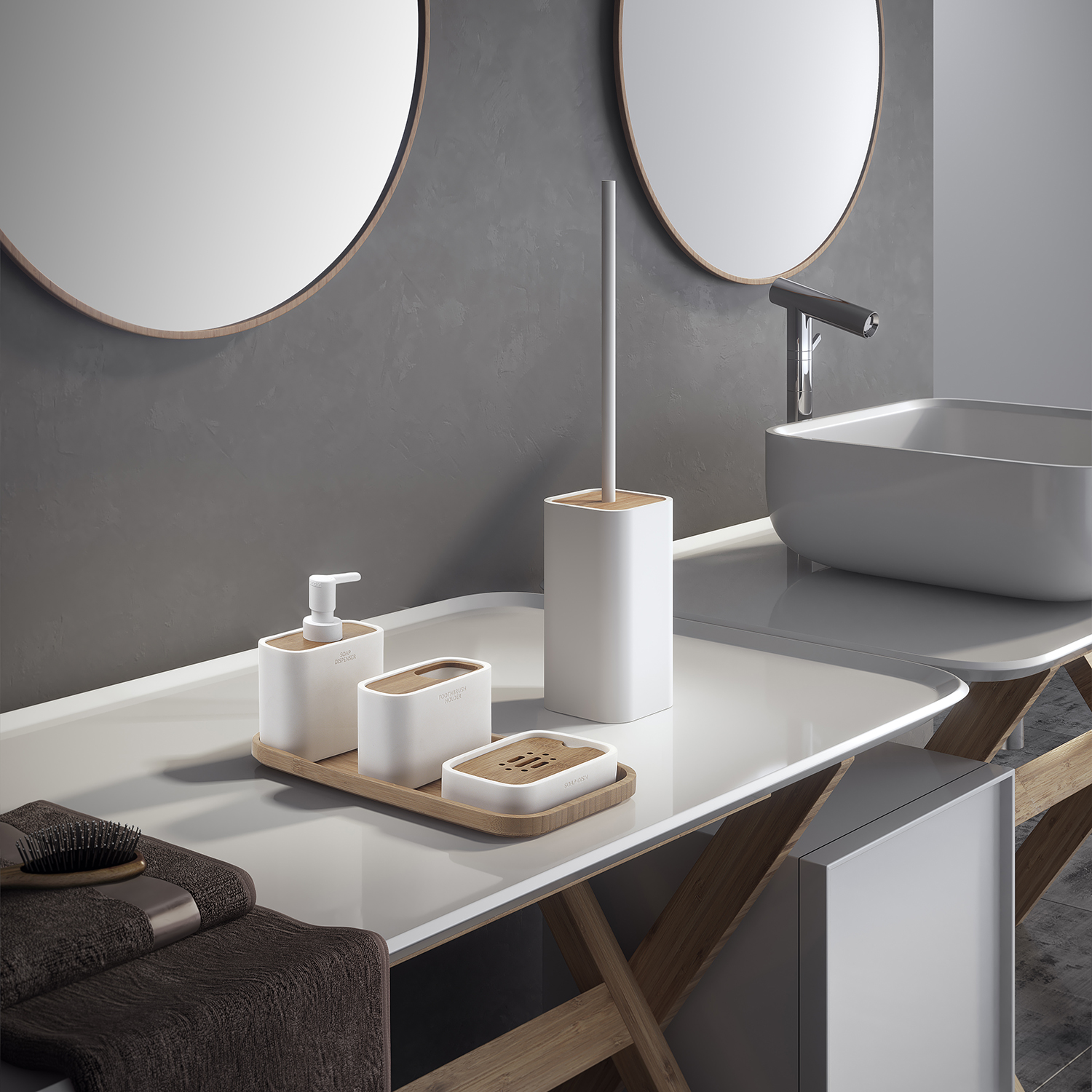 gedy-ninfea-porte-brosse-wc-blanc-mat image 3