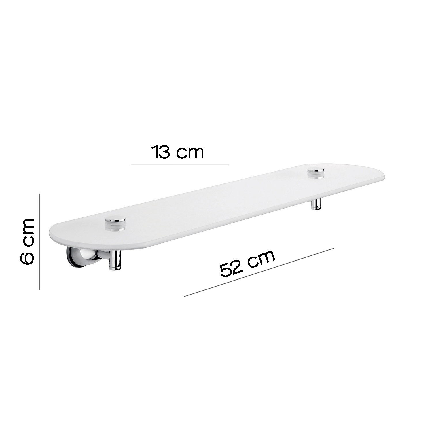 gedy-genziana-tag-re-murale-chrome-52-cm image 2