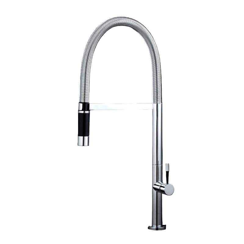 hudor-rymanthe-205-mitigeur-cuisine-chrom-douchette image 1