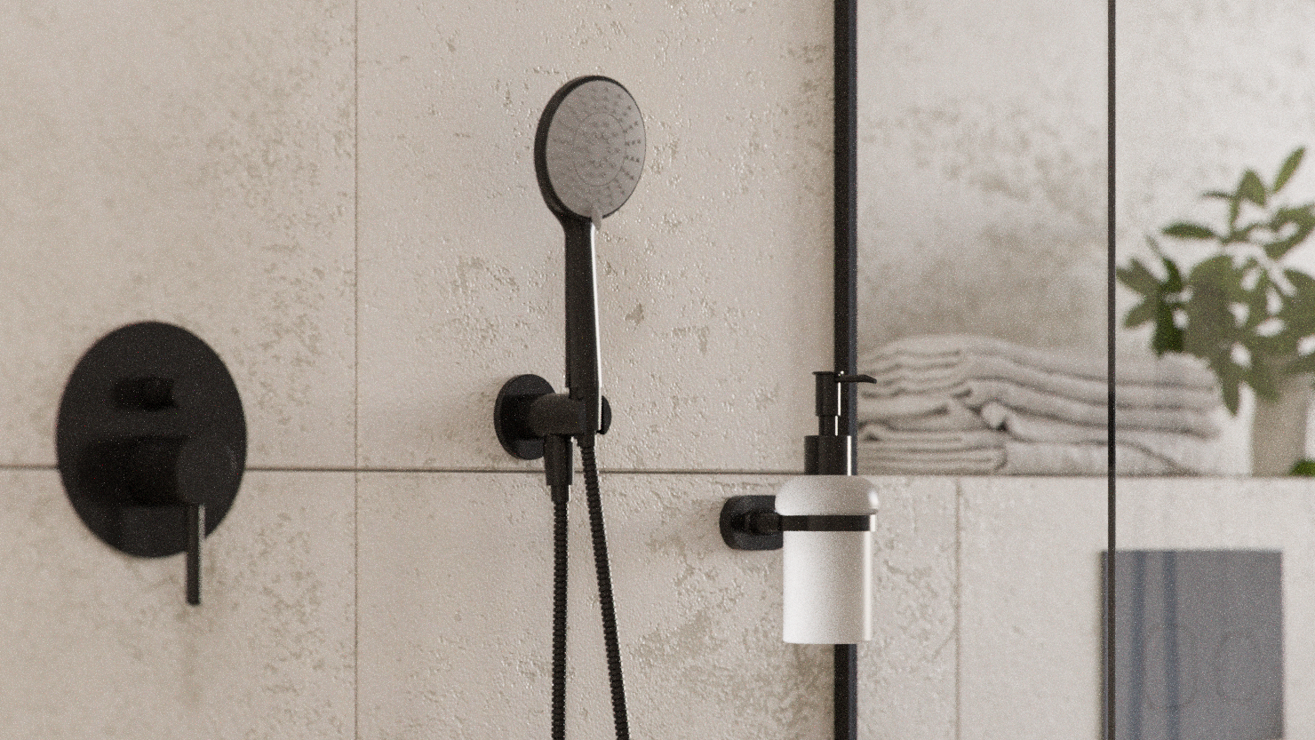 bisk-go-distributeur-savon-liquide-noir-mat image 3