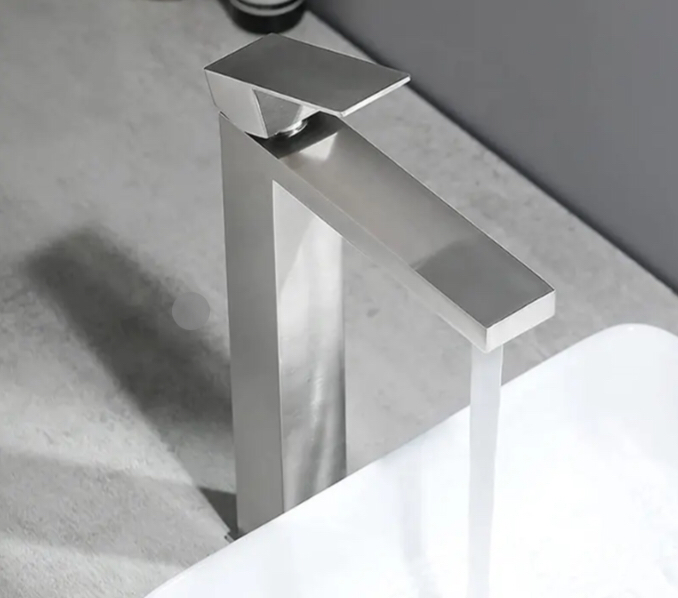 hudor-enip-e-mitigeur-lavabo-haut-nickel-bross image 3