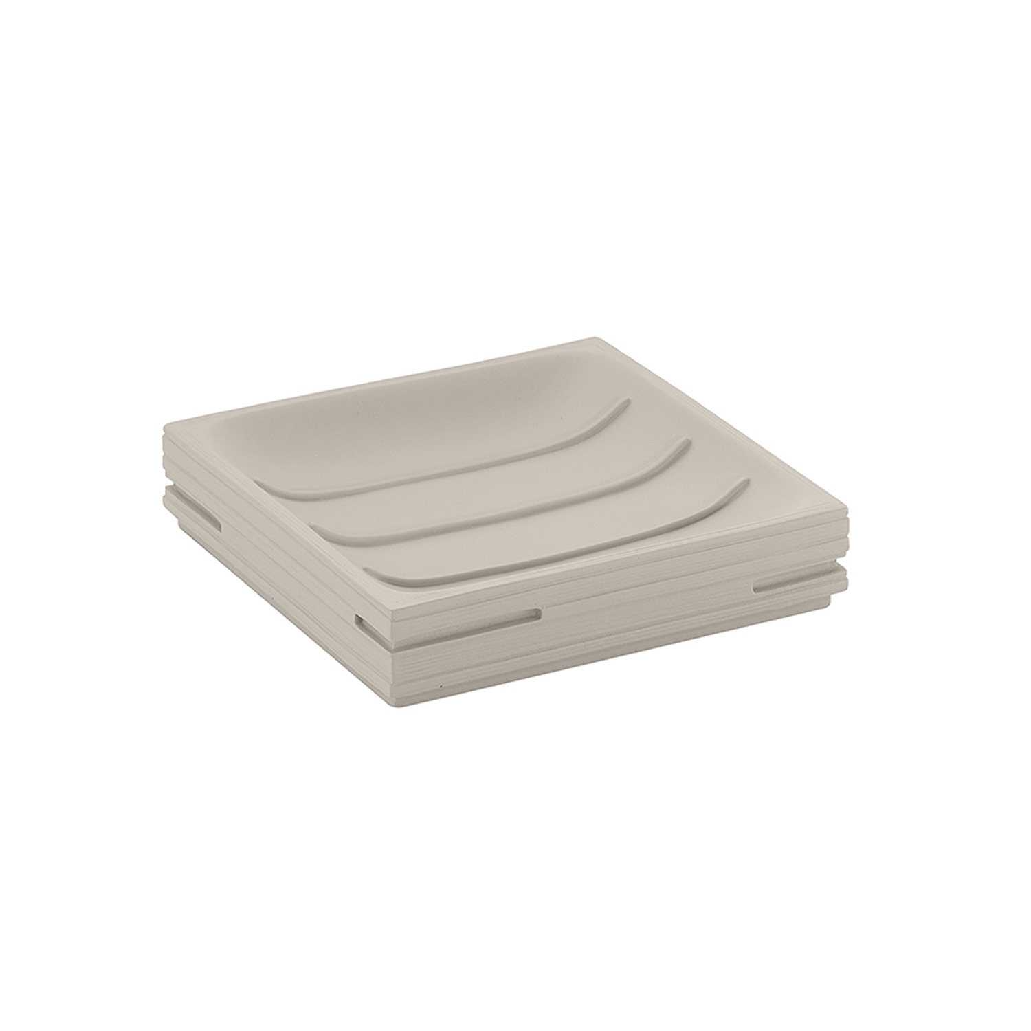 gedy-quadrotto-porte-savon-gris-tirage-l-ger image 1