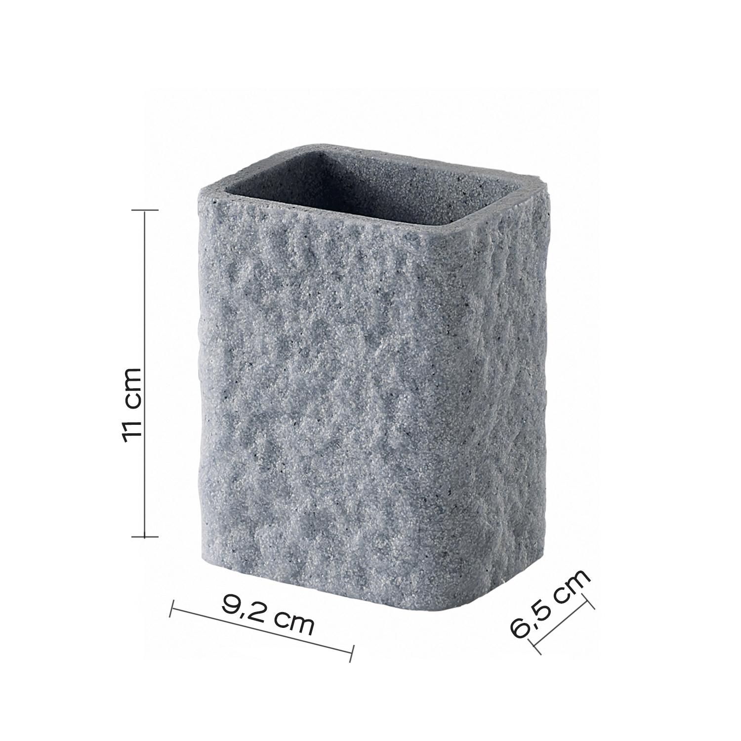 gedy-aries-porte-brosse-dents-gris image 2