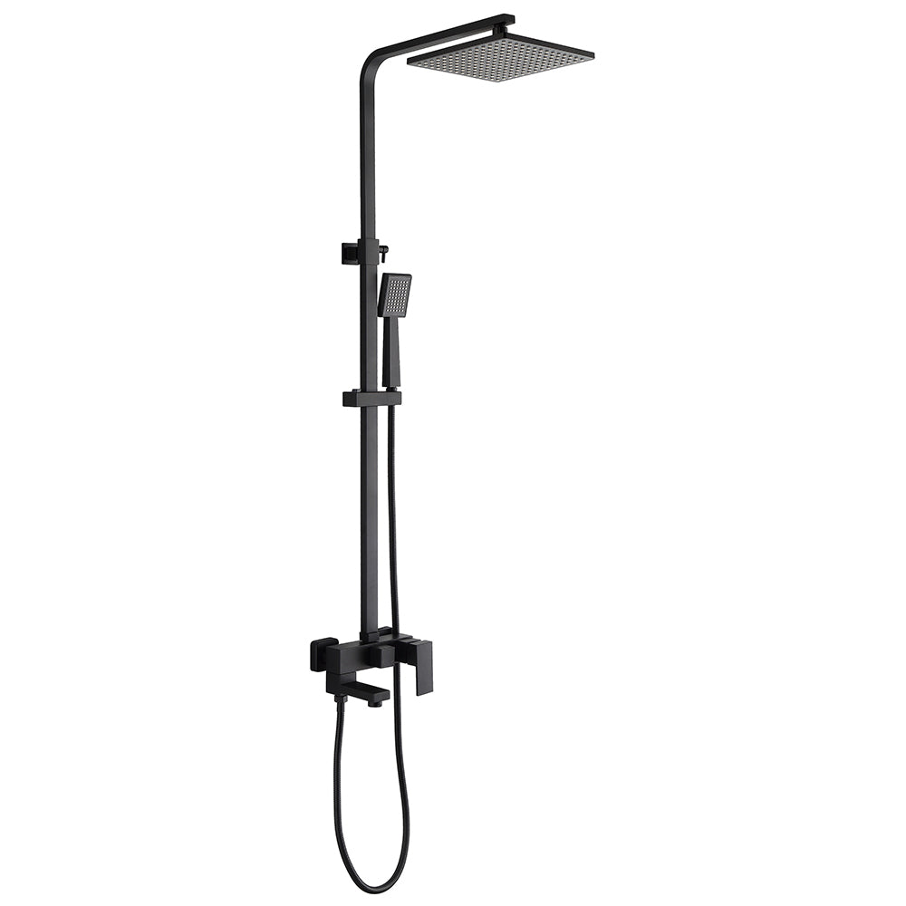 hudor-alph-e-sc1203-colonne-douche-noir-mat-laiton image 1