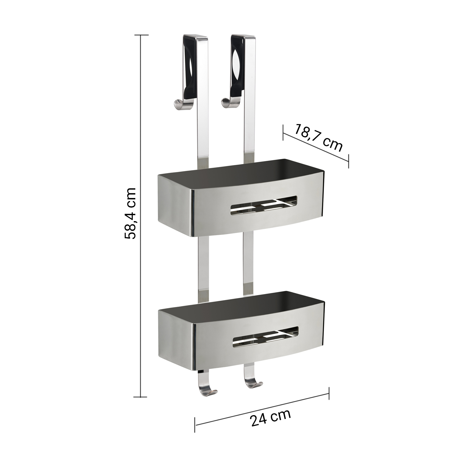 gedy-nerva-panier-de-douche-suspendre-poli image 2