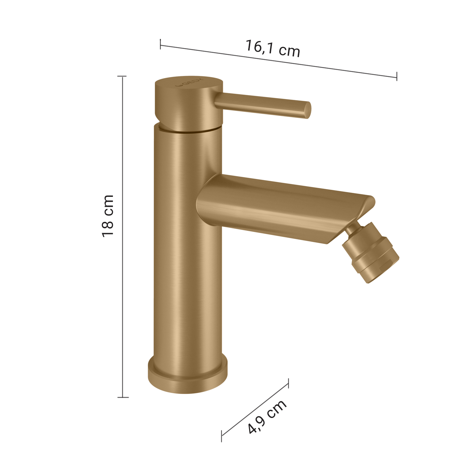 gedy-garda-mitigeur-bidet-or-mat image 2