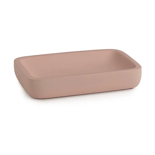 gedy-ylenia-porte-savon-rose-mat image 1