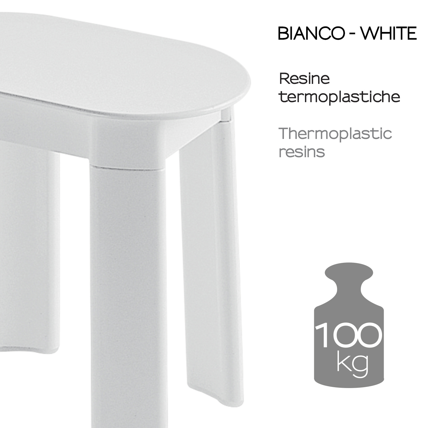 gedy-tetra-tabouret-salle-de-bain-blanc image 5