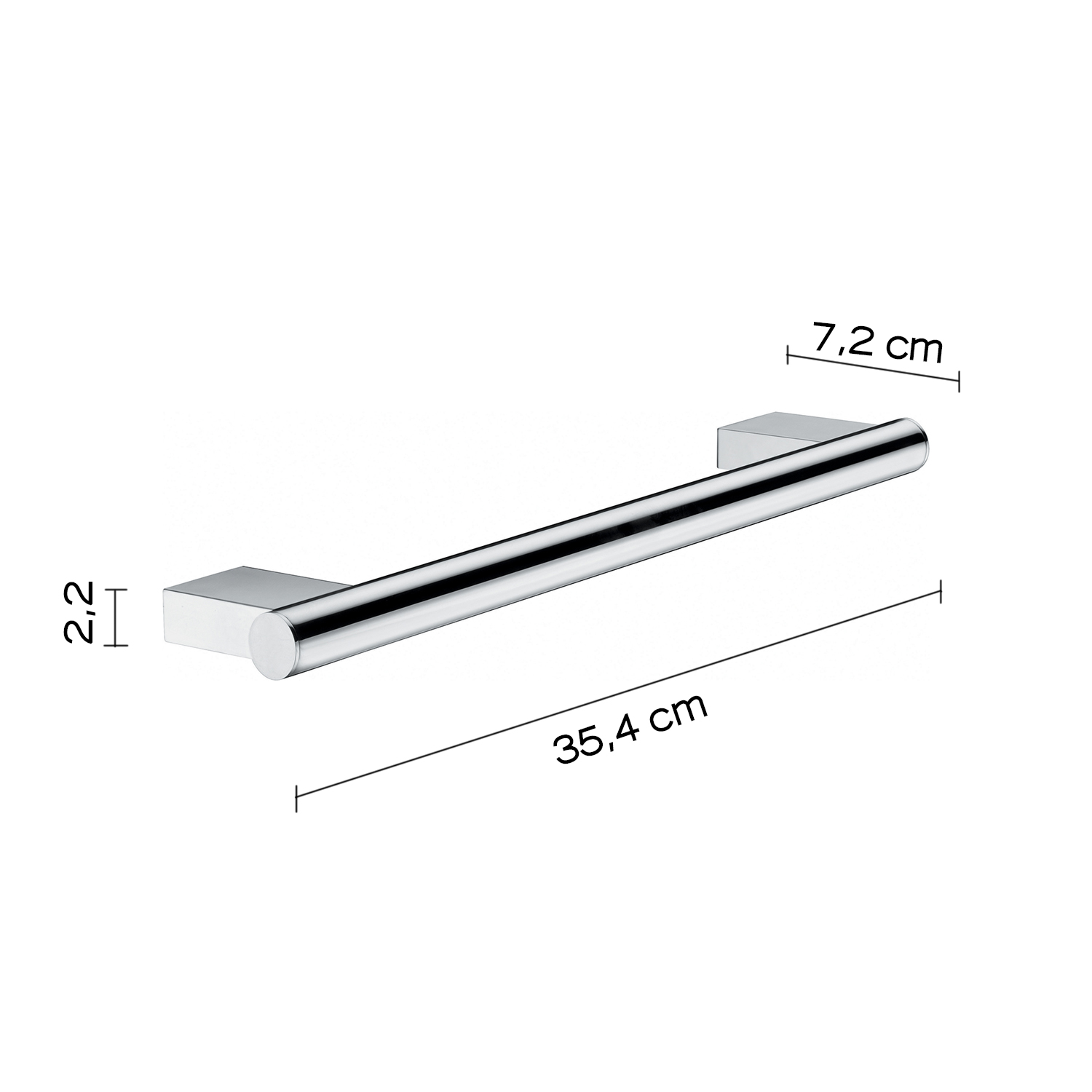 gedy-canarie-porte-serviette-33-cm-chrome image 2