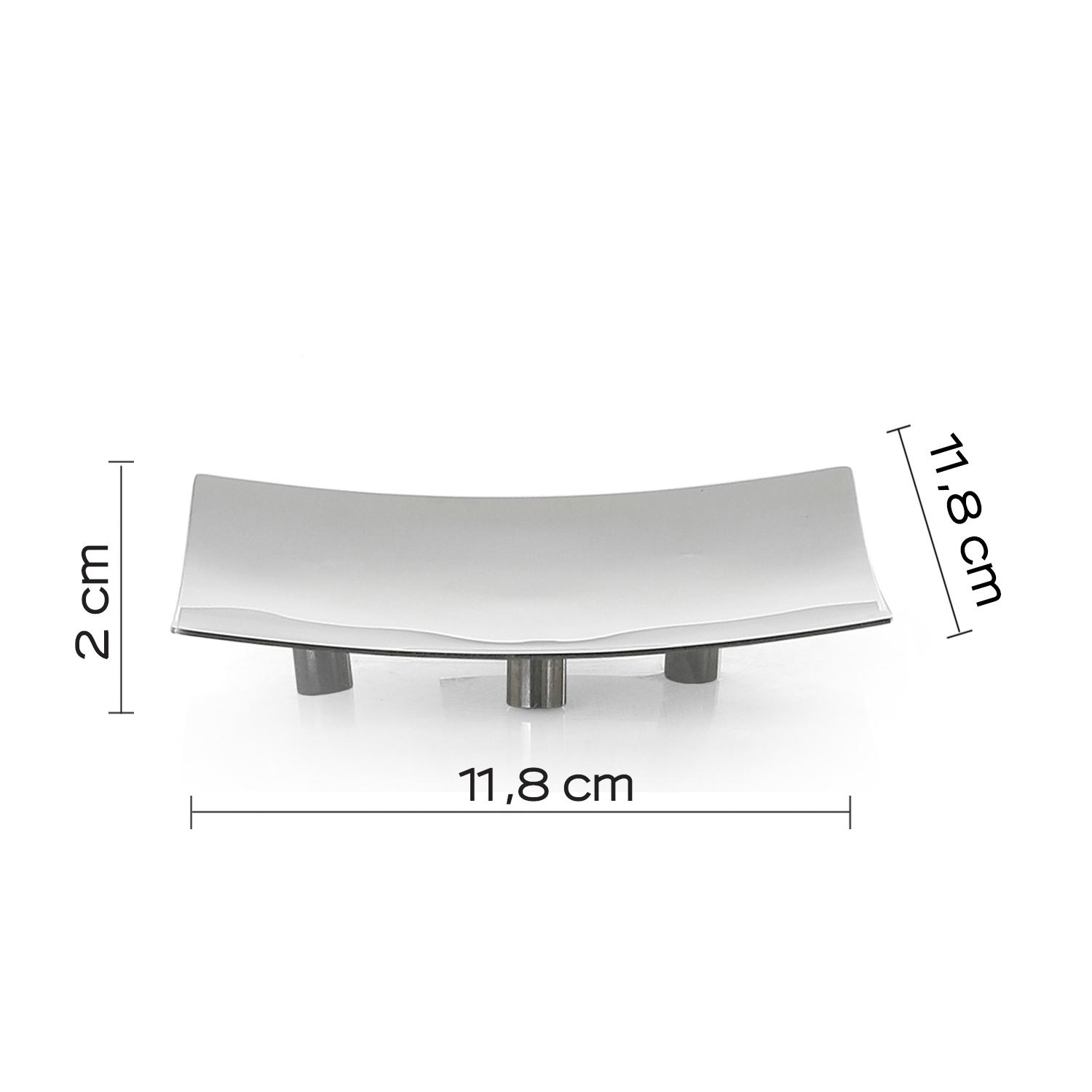 gedy-nemesia-porte-savon-poser-chrome-poli image 2