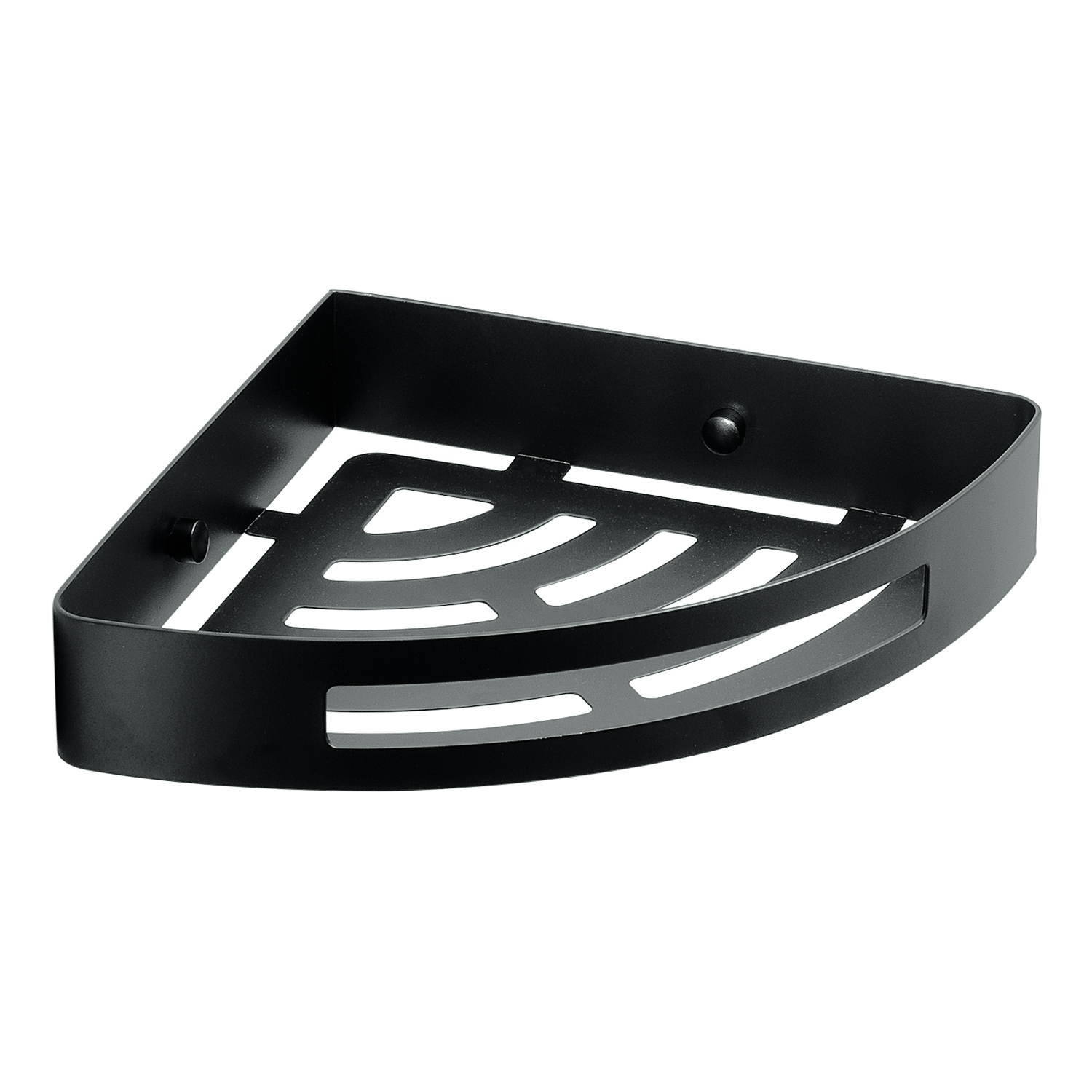 gedy-nerva-tag-re-angle-douche-noir-mat-porte-objets image 1