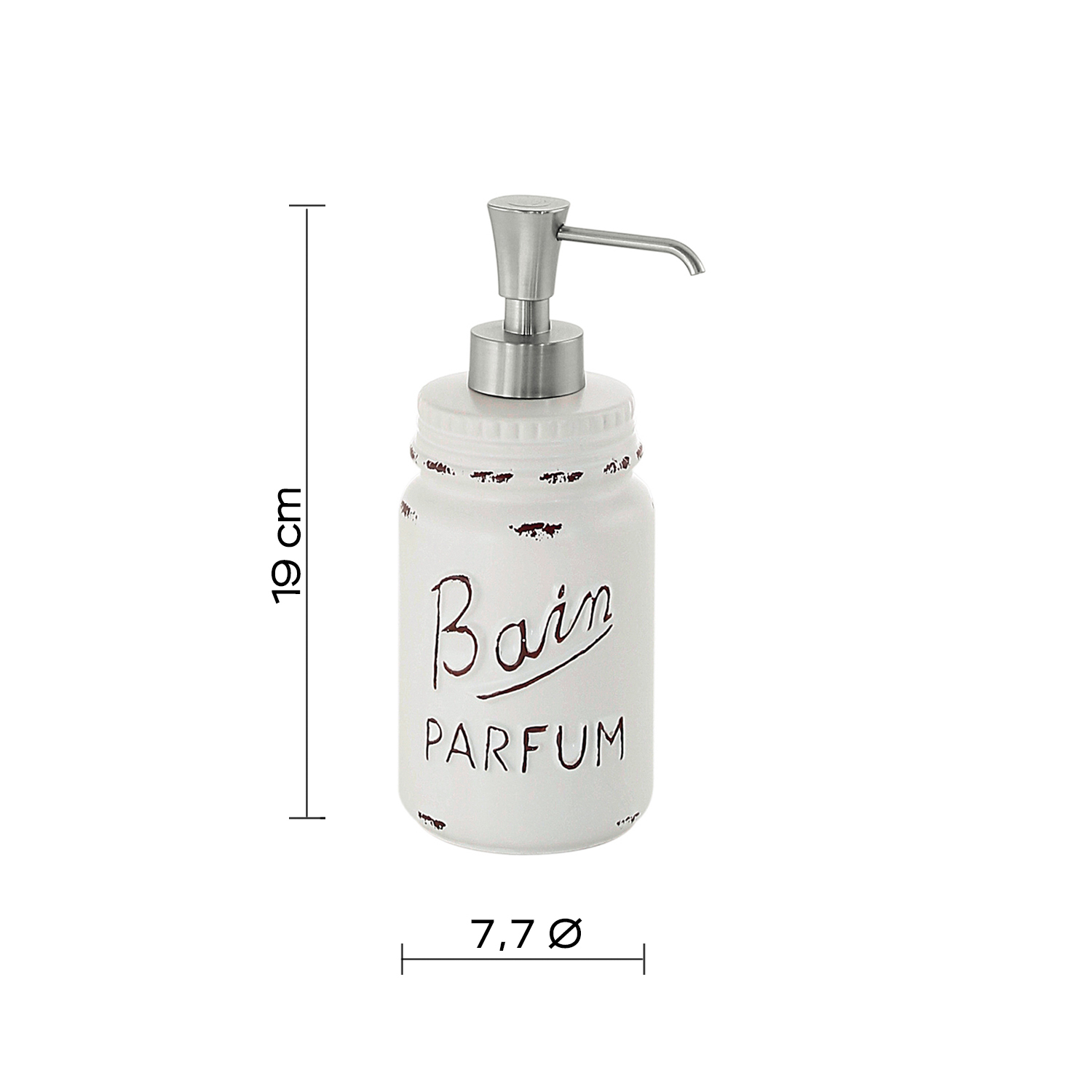 gedy-catherine-distributeur-savon-blanc image 2