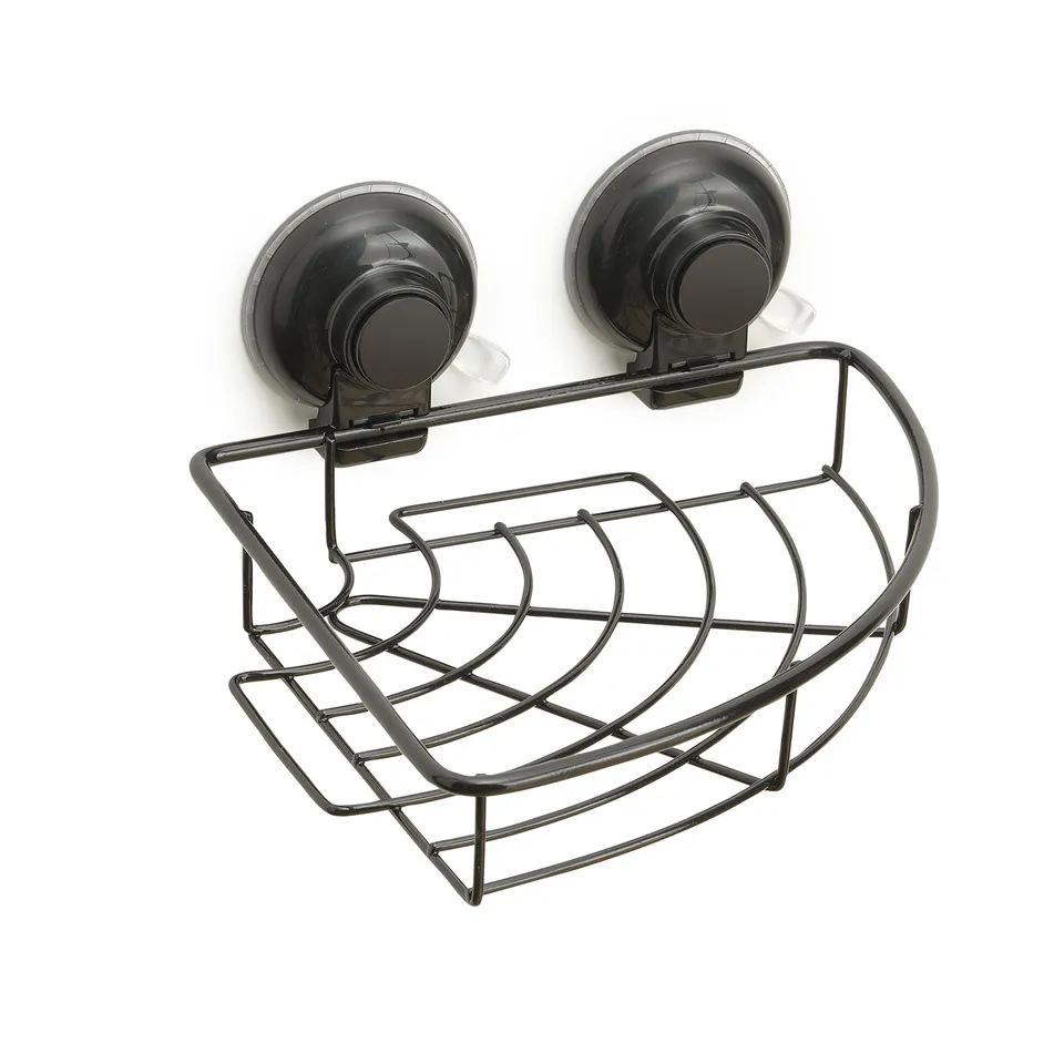 gedy-hot-porte-objets-angle-fil-douche-noir-mat image 1