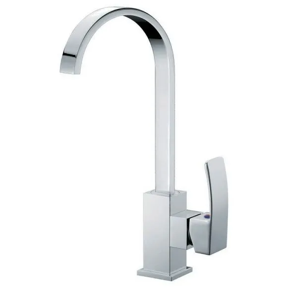hudor-enip-e-mitigeur-cuisine-chrom-bec-col-de-cygne image 1