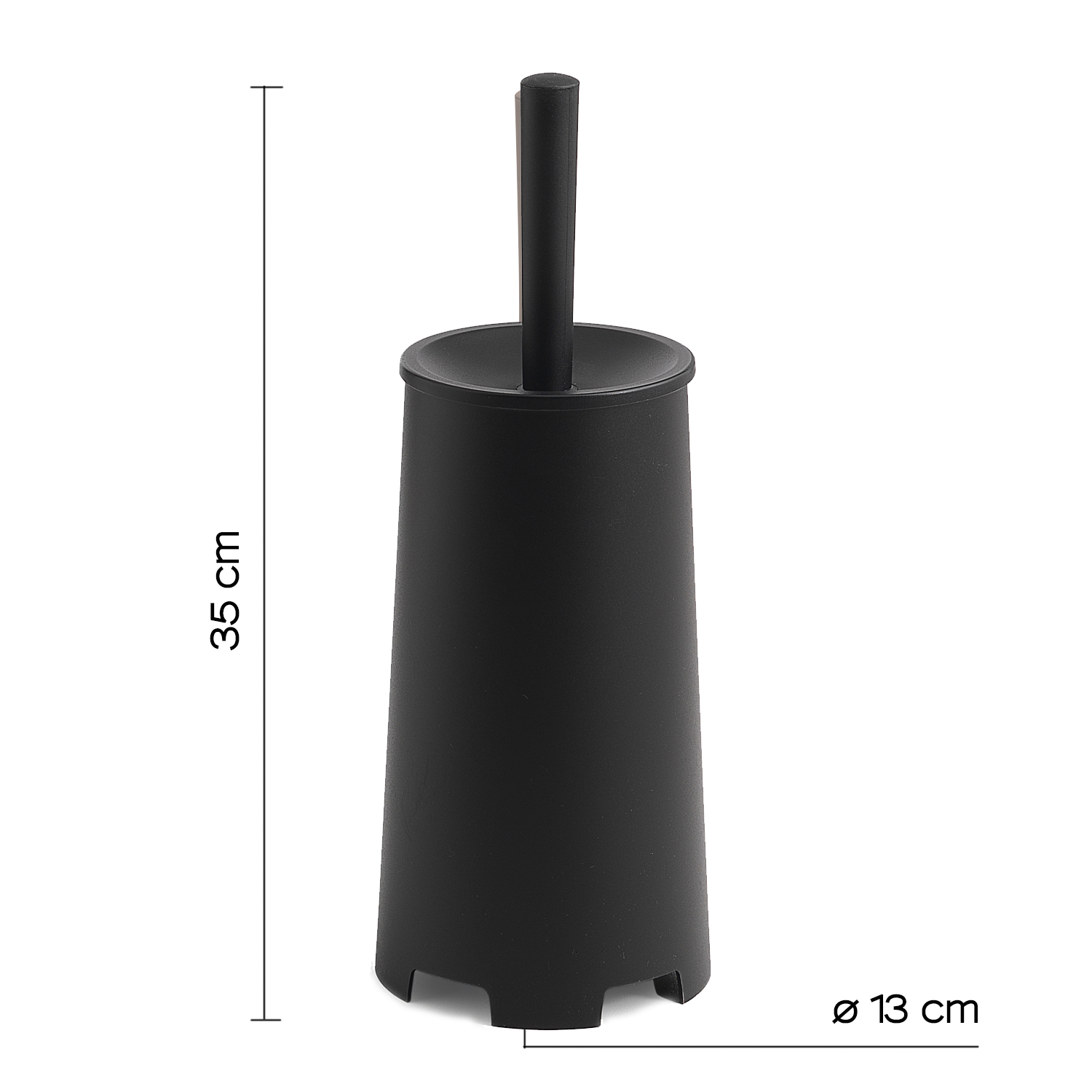 gedy-oscar-porte-brosse-wc-noir-mat image 2