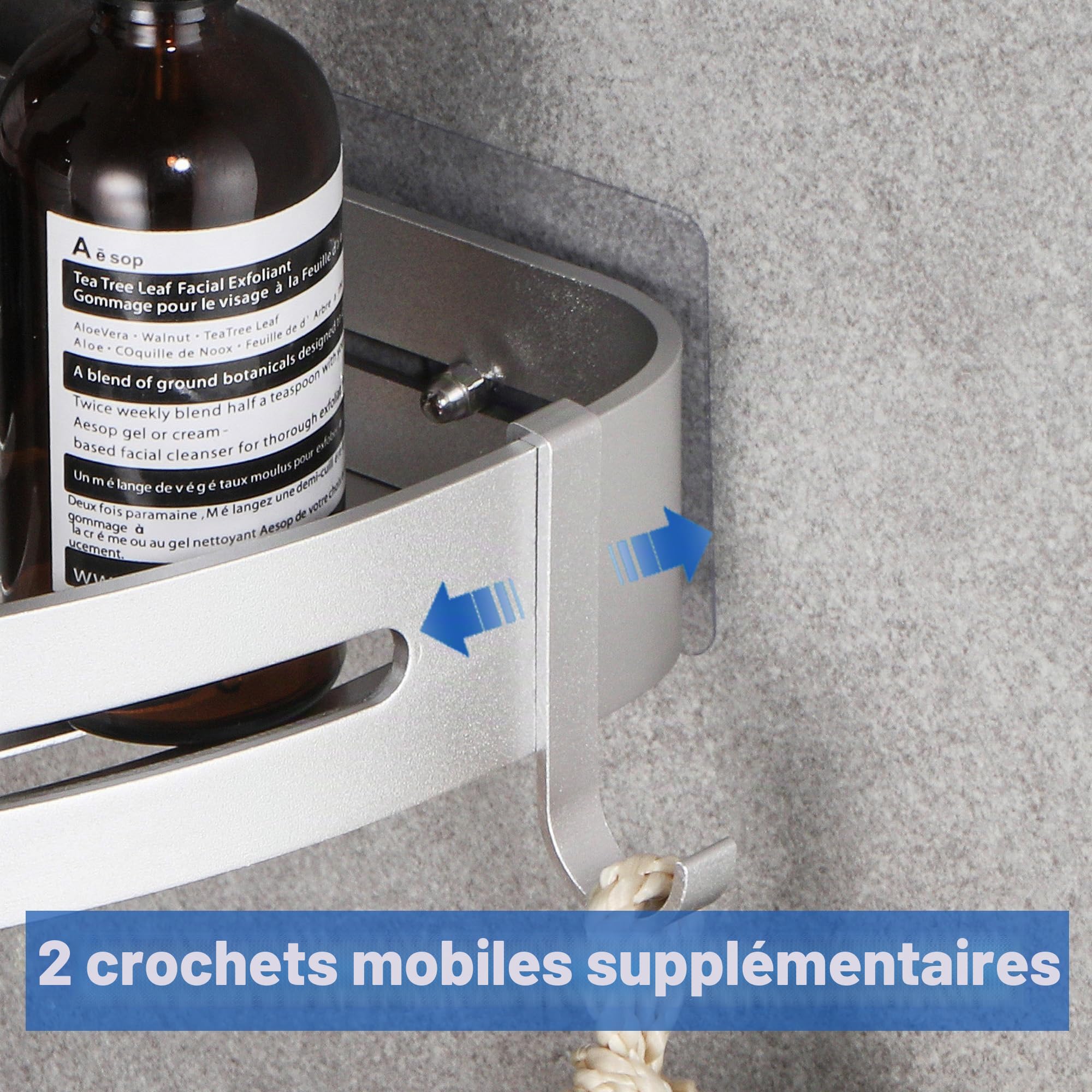 gricol-tag-res-de-douche-tag-re-angle-argent-1-pi-ce-antirouille image 7