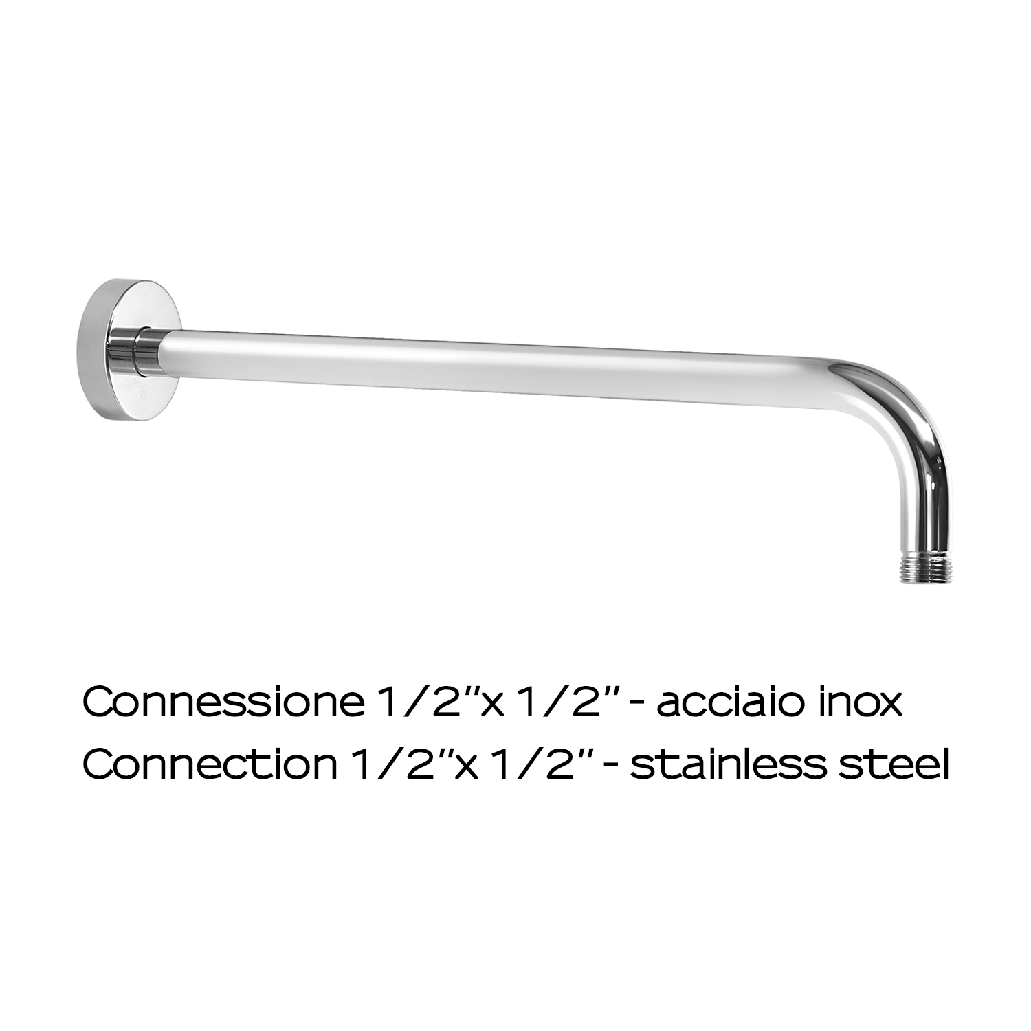 gedy-tube-star-30-00-bras-de-douche-chrome-30-cm image 3