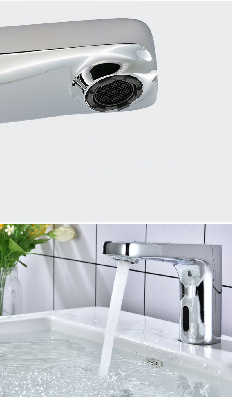 hudor-rymanthe-robinet-lavabo-infrarouge-chrom-laiton image 4