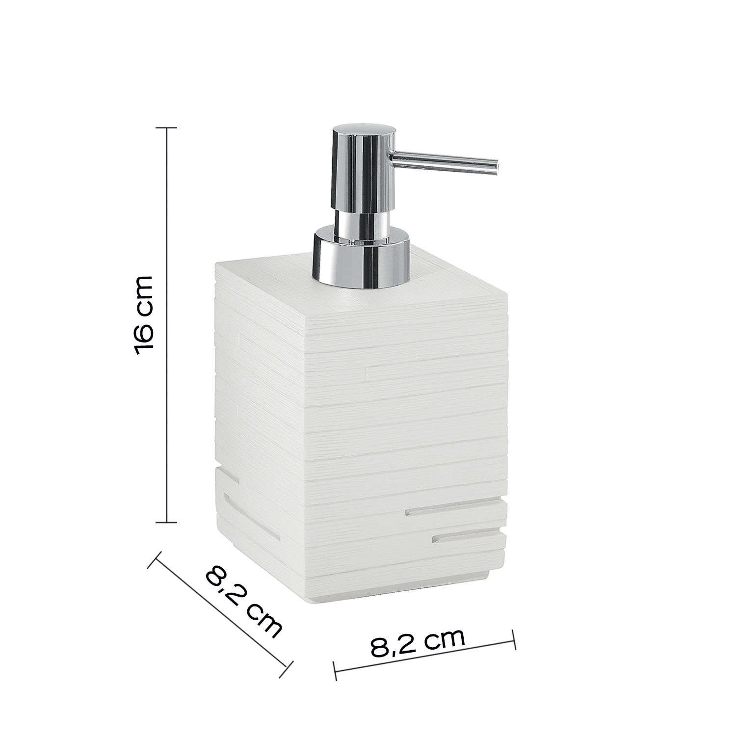 gedy-quadrotto-distributeur-de-savon-blanc image 2