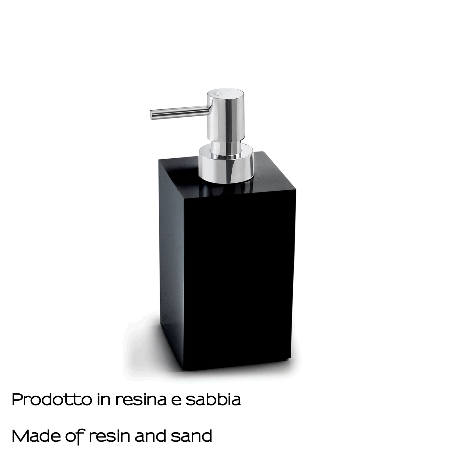 gedy-sofia-distributeur-de-savon-noir-mat-poser image 3