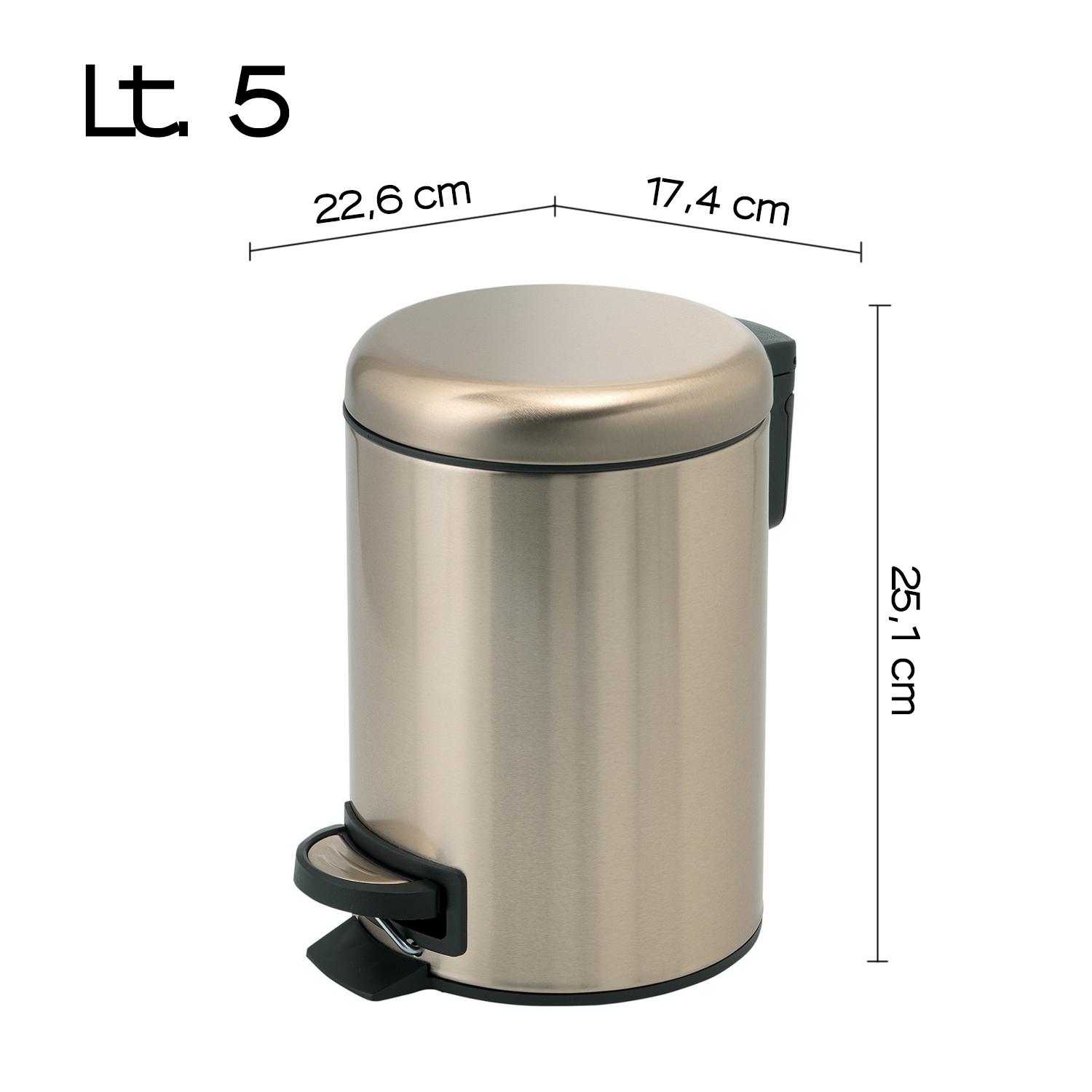 gedy-potty-poubelle-or-mat-accessoire-wc-m-tal image 2