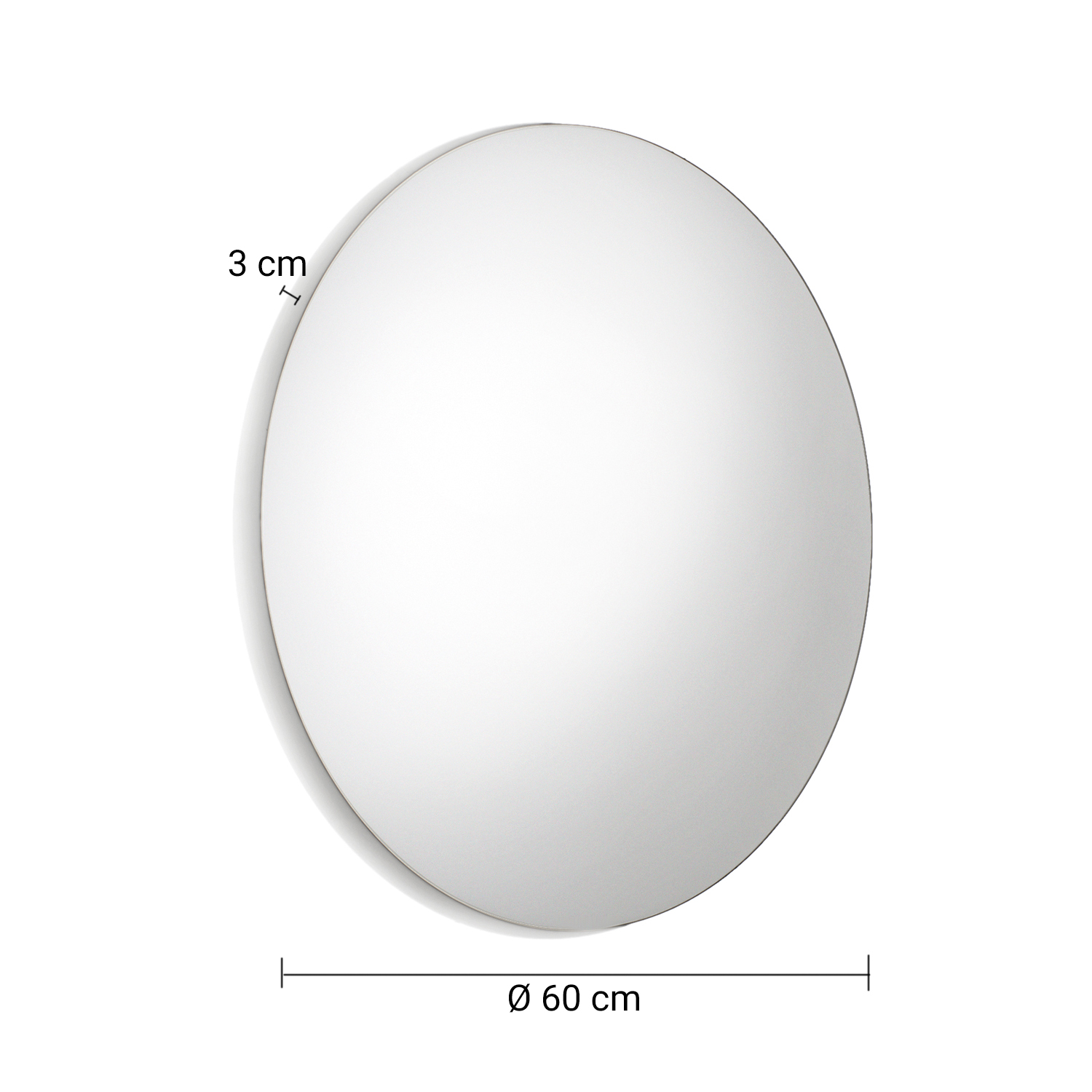 gedy-george-miroir-rond-60-cm-bord-poli-transparent image 2