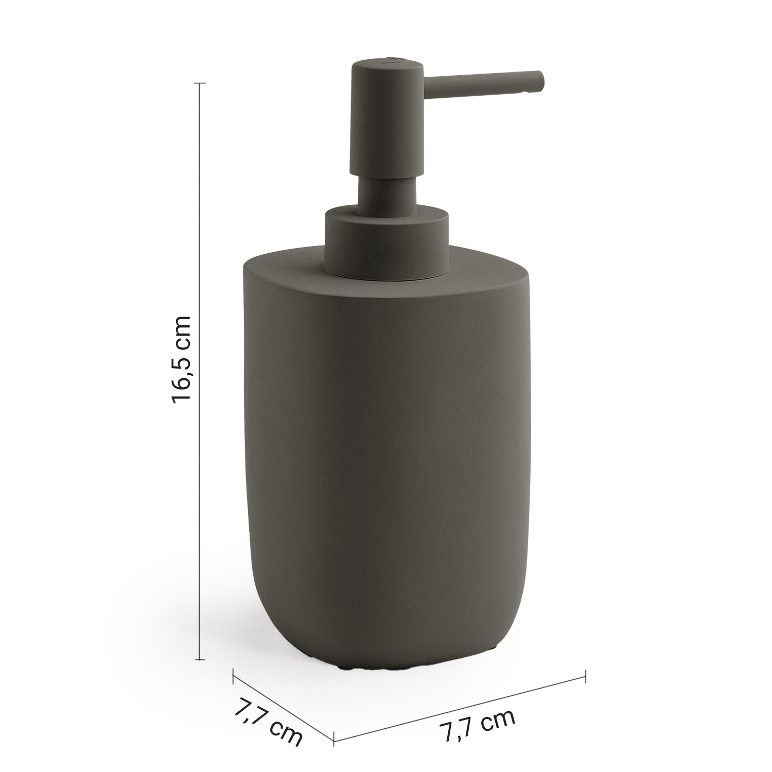 gedy-ylenia-distributeur-de-savon-gun-metal-poser image 2