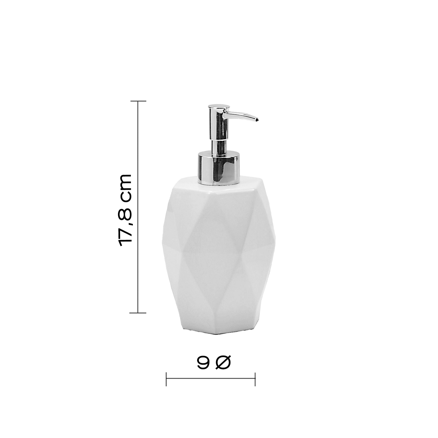 gedy-dalia-distributeur-de-savon-blanc-poser image 2