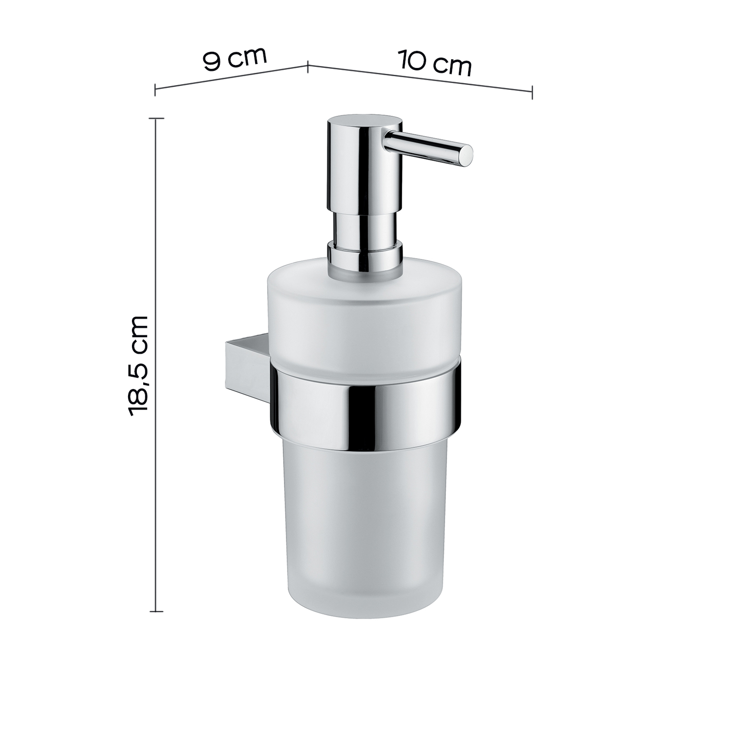 gedy-canarie-distributeur-de-savon-mural-chrome image 2
