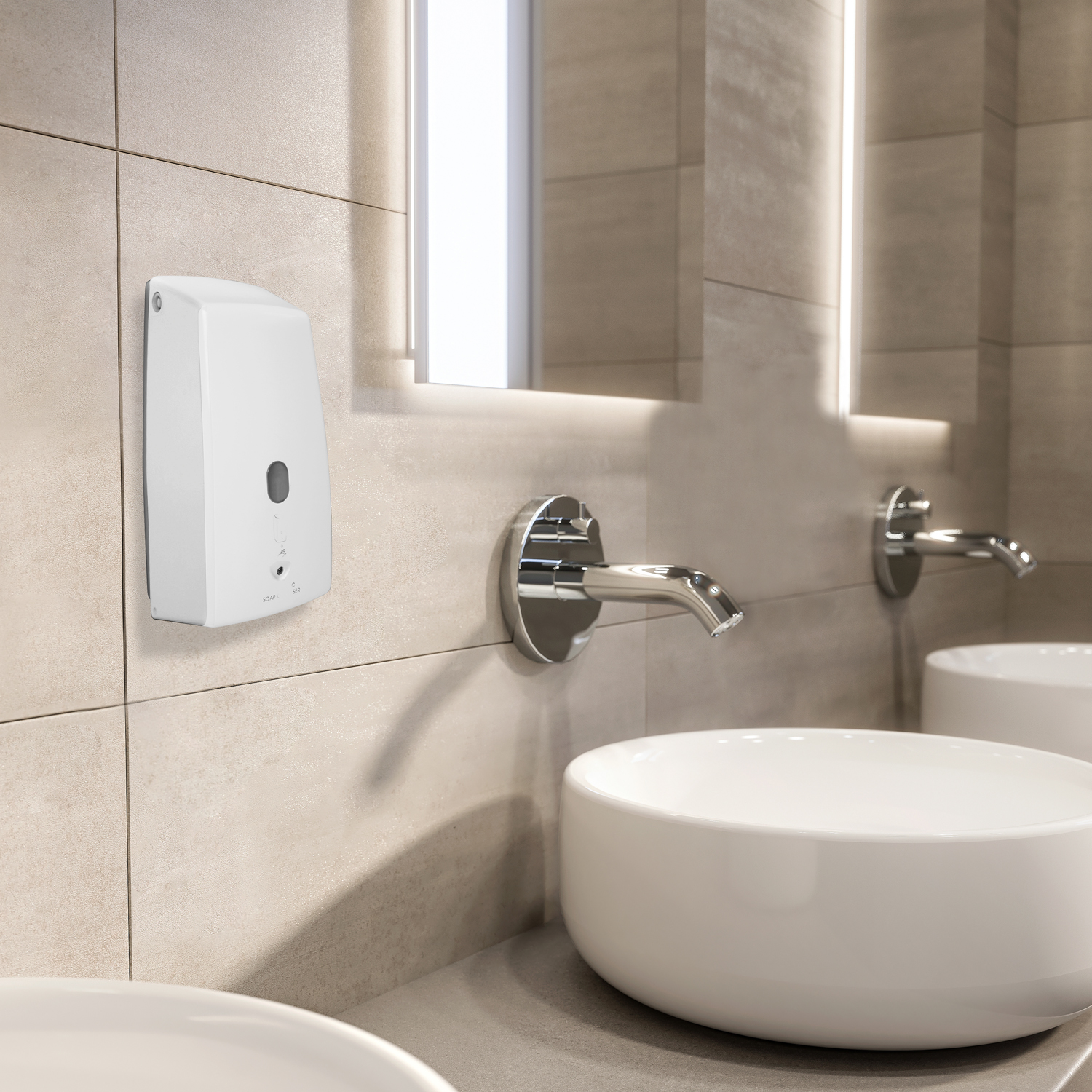 gedy-feel-distributeur-savon-automatique-blanc image 3