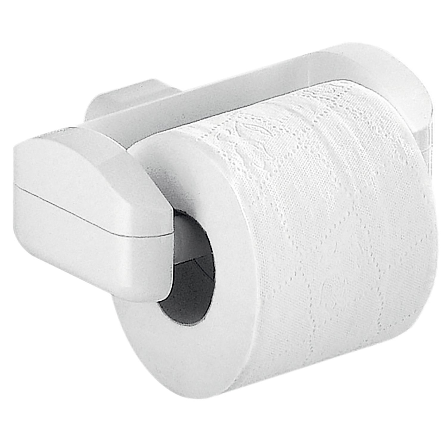 gedy-2900-porte-rouleau-papier-toilette-blanc-mural image 1