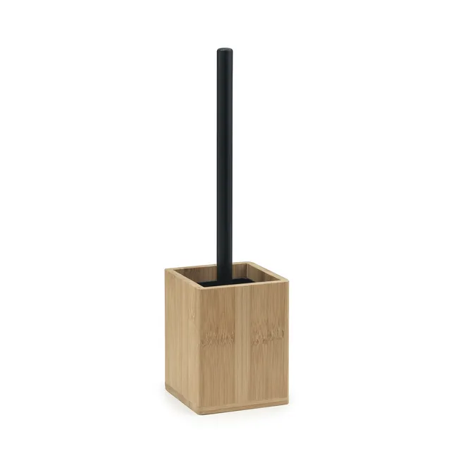 gedy-bonnie-porte-brosse-wc-naturel-bambou image 1
