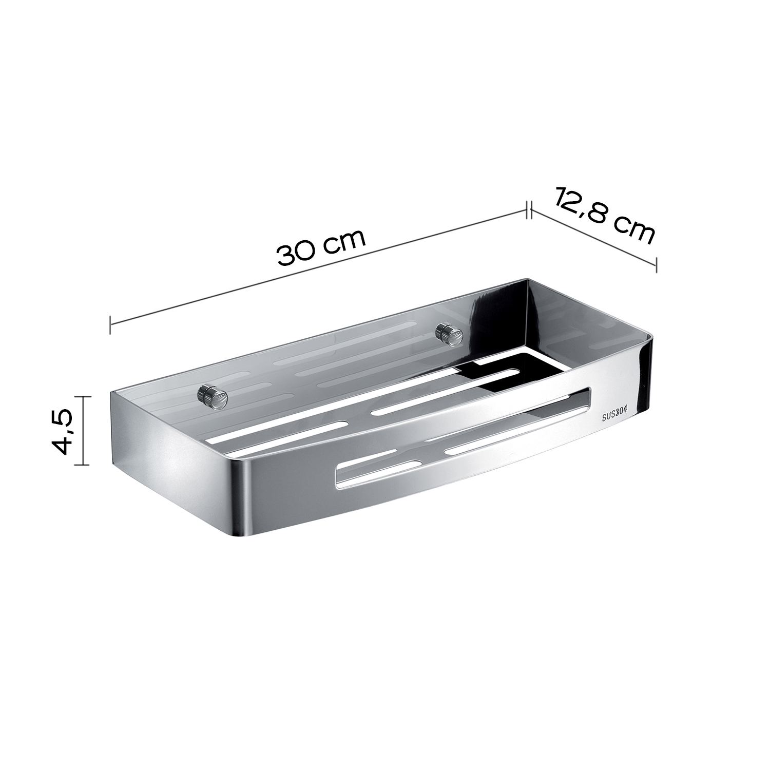 gedy-nerva-porte-objets-douche-tag-re-chrome-poli image 2