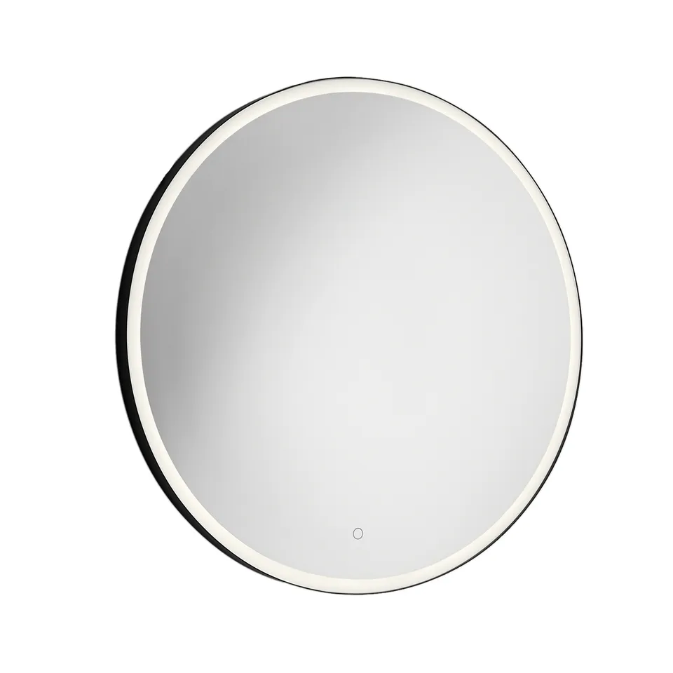 gedy-marc-miroir-rond-90-cm-cadre-noir-mat image 1