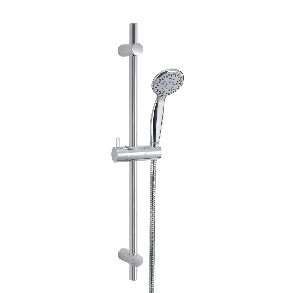 gedy-ensemble-douche-douchette-4-jets-barre-poli image 1