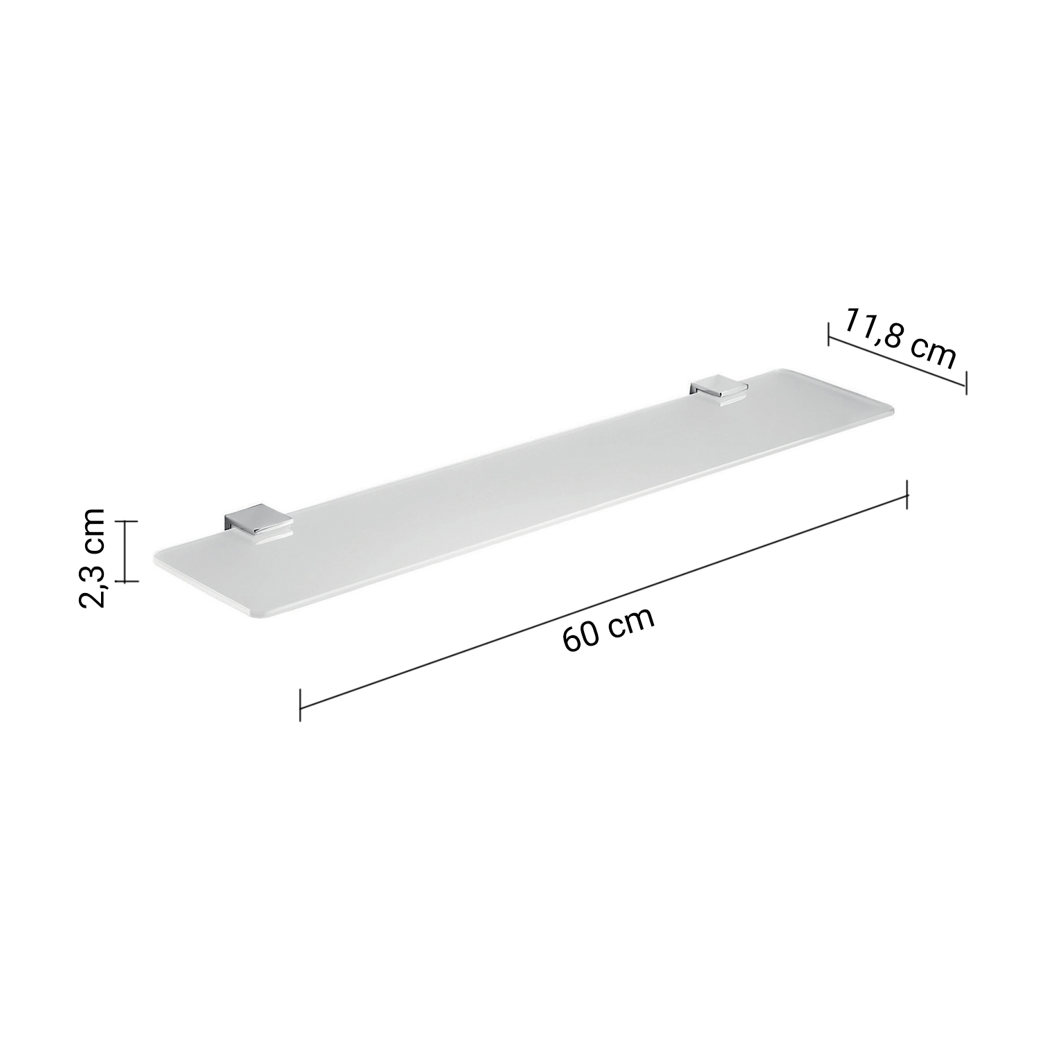 gedy-glamour-tag-re-60-cm-chrome-murale-salle-de-bain image 2