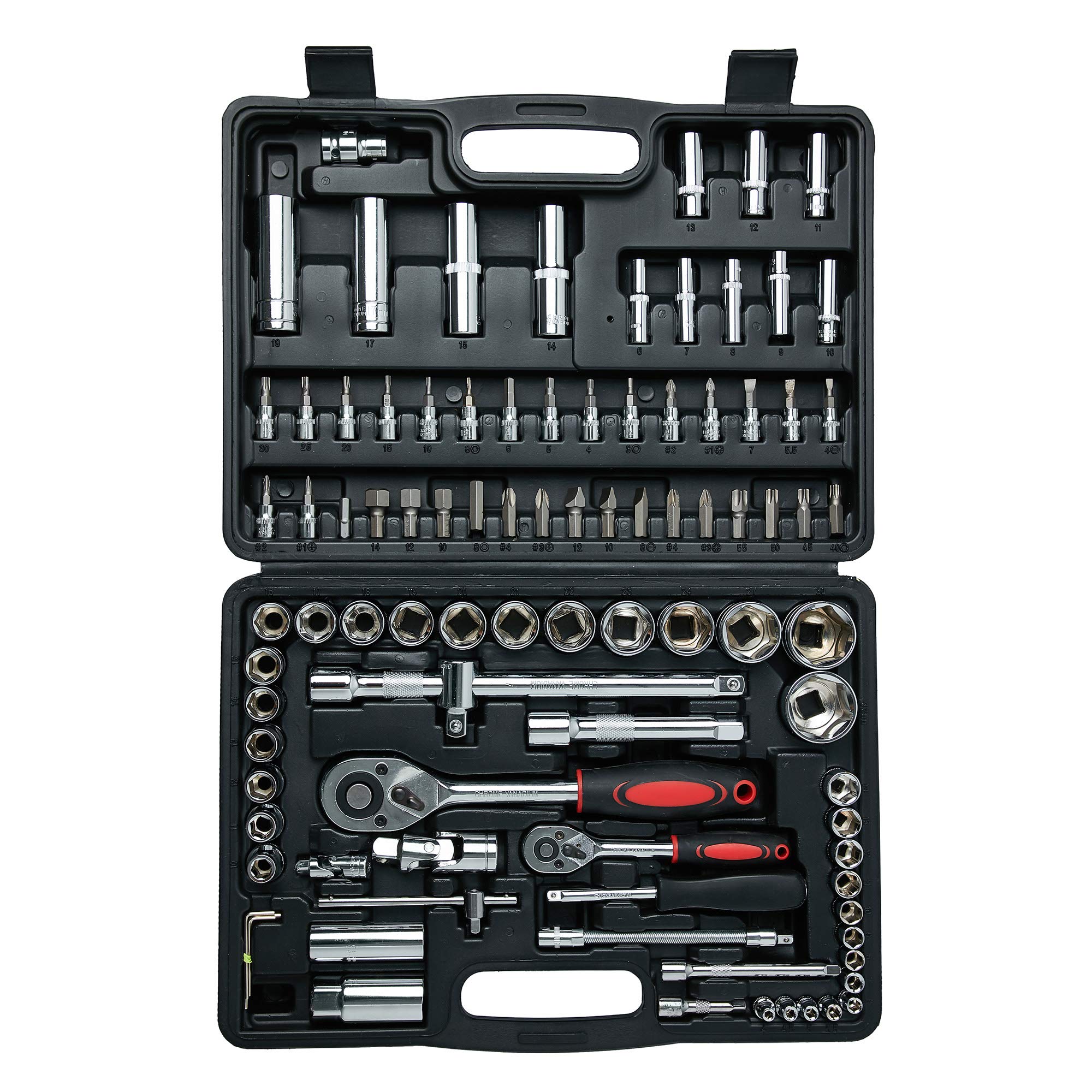 gricol-coffret-douilles-94-pi-ces-bo-te-outils-noir-chrome-vanadium image 2