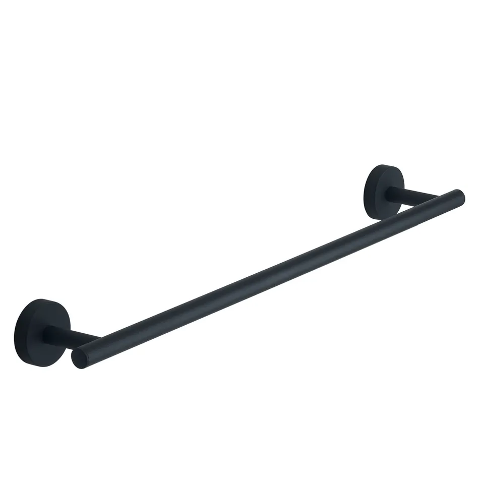 gedy-eros-porte-serviette-45-cm-noir-mat-fixer image 1